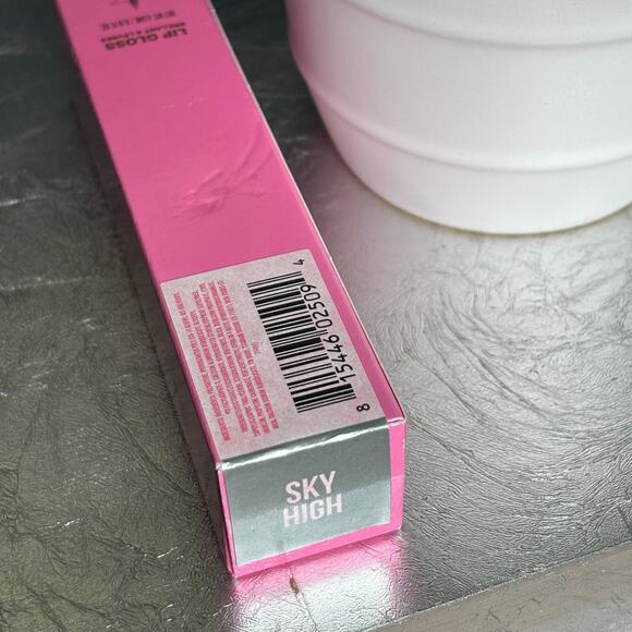 Jeffree Star The Gloss Sequin Glass Silver Glitter Sparkle Lip Gloss New In Box - Picture 2 of 3